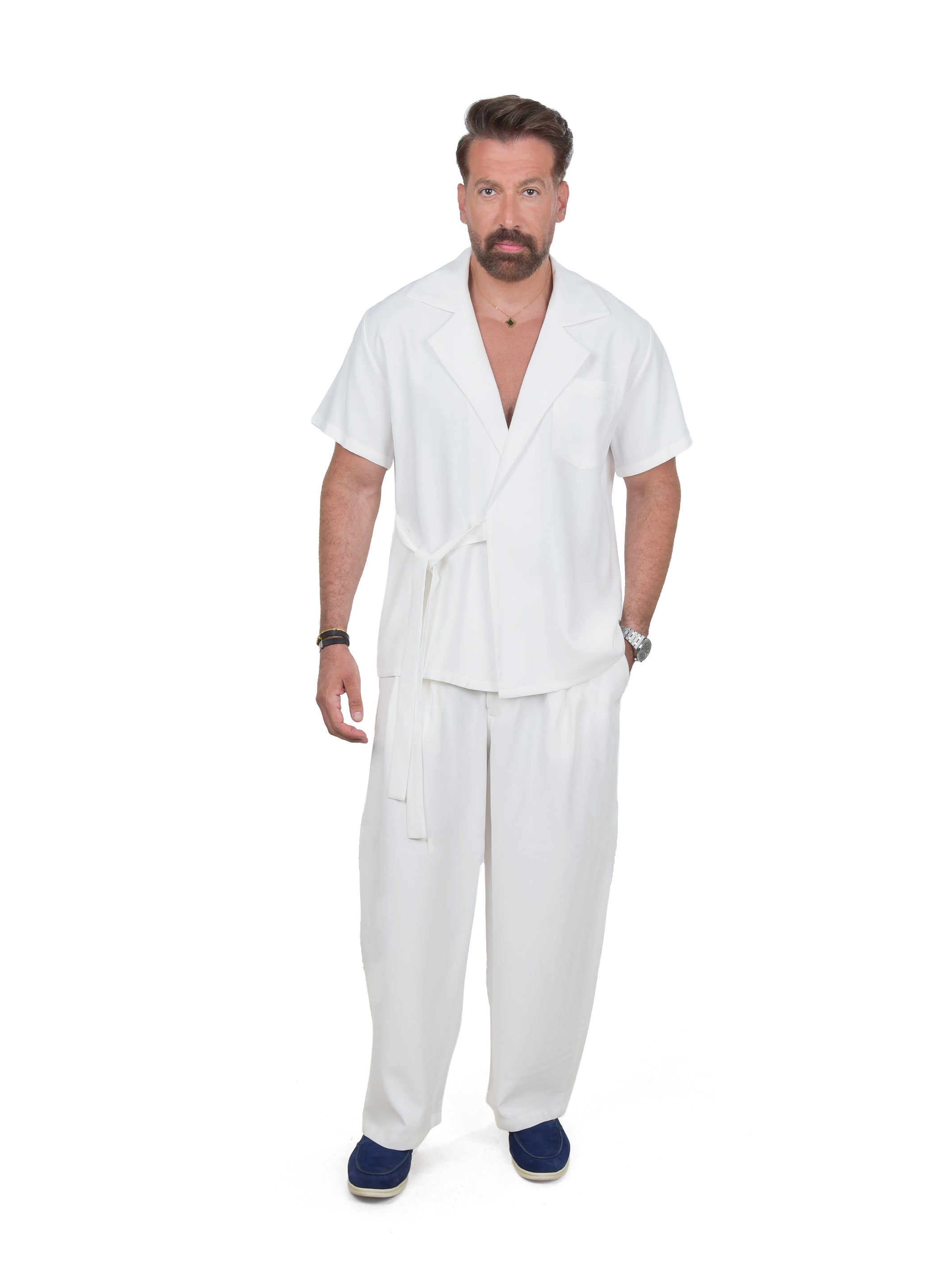 Kimono Escapade Shirt - White