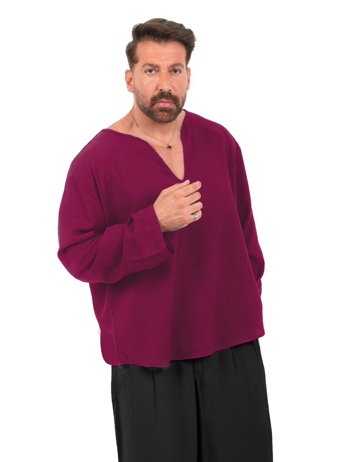Vacay Crinkle Loose Fit Shirt