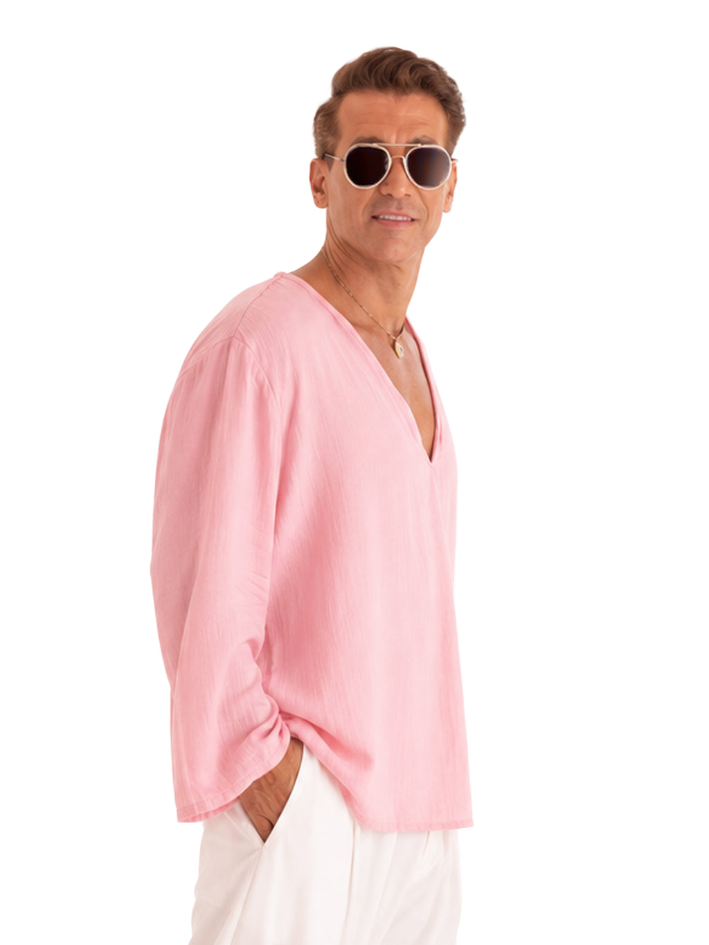 Vacay Crinkle Loose Fit Shirt