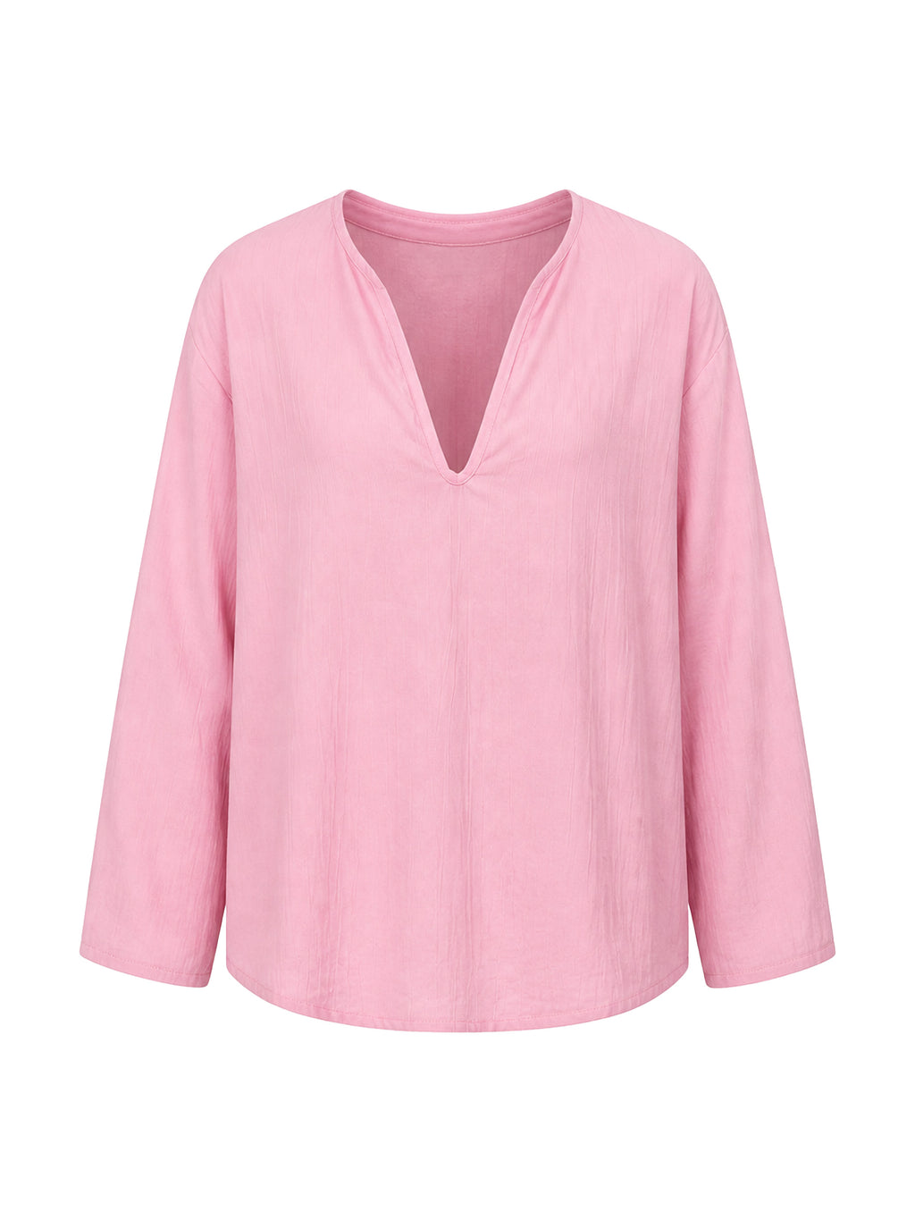 Vacay Crinkle Loose Fit Shirt