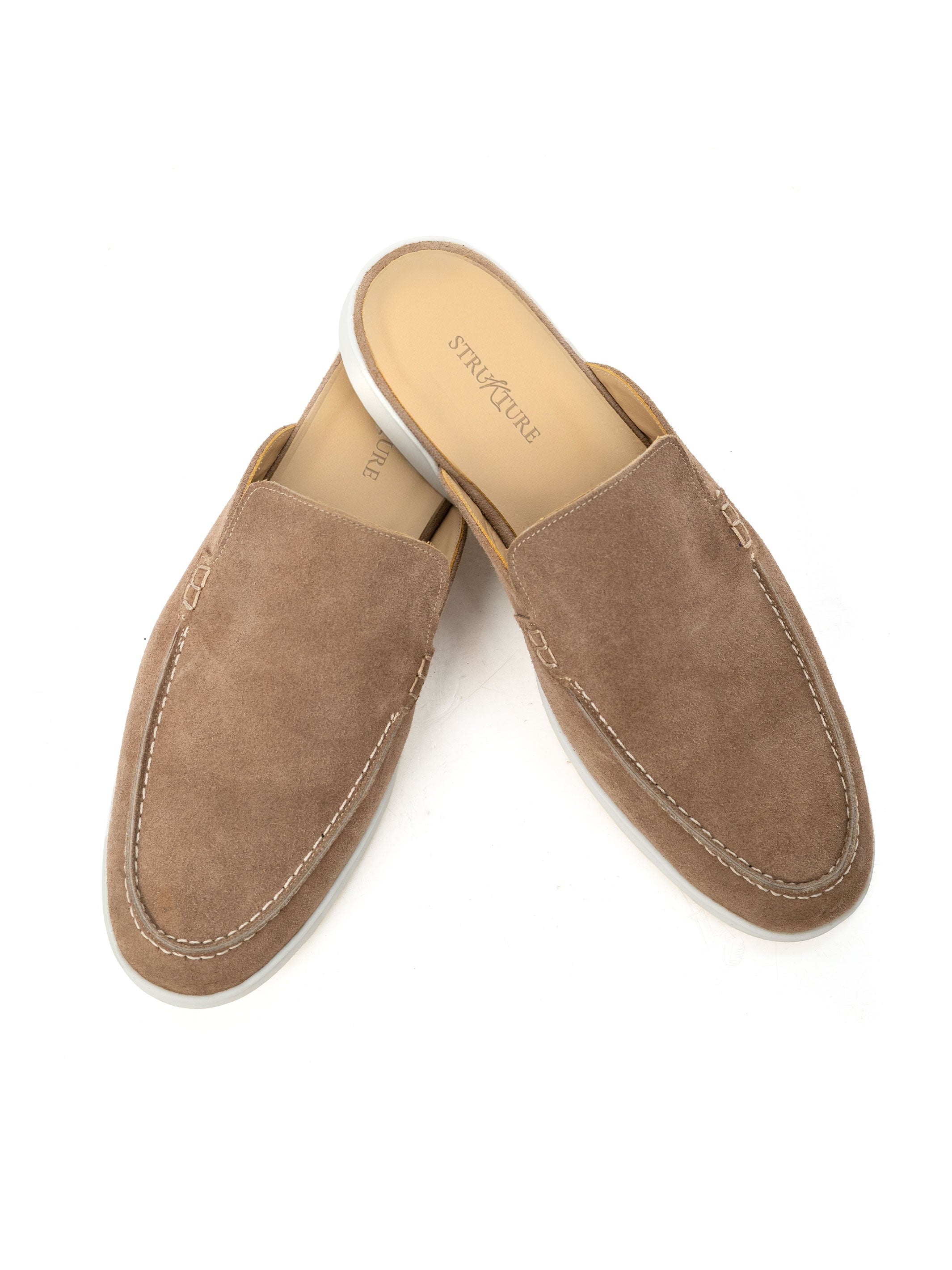 Suede Slip-On Mules