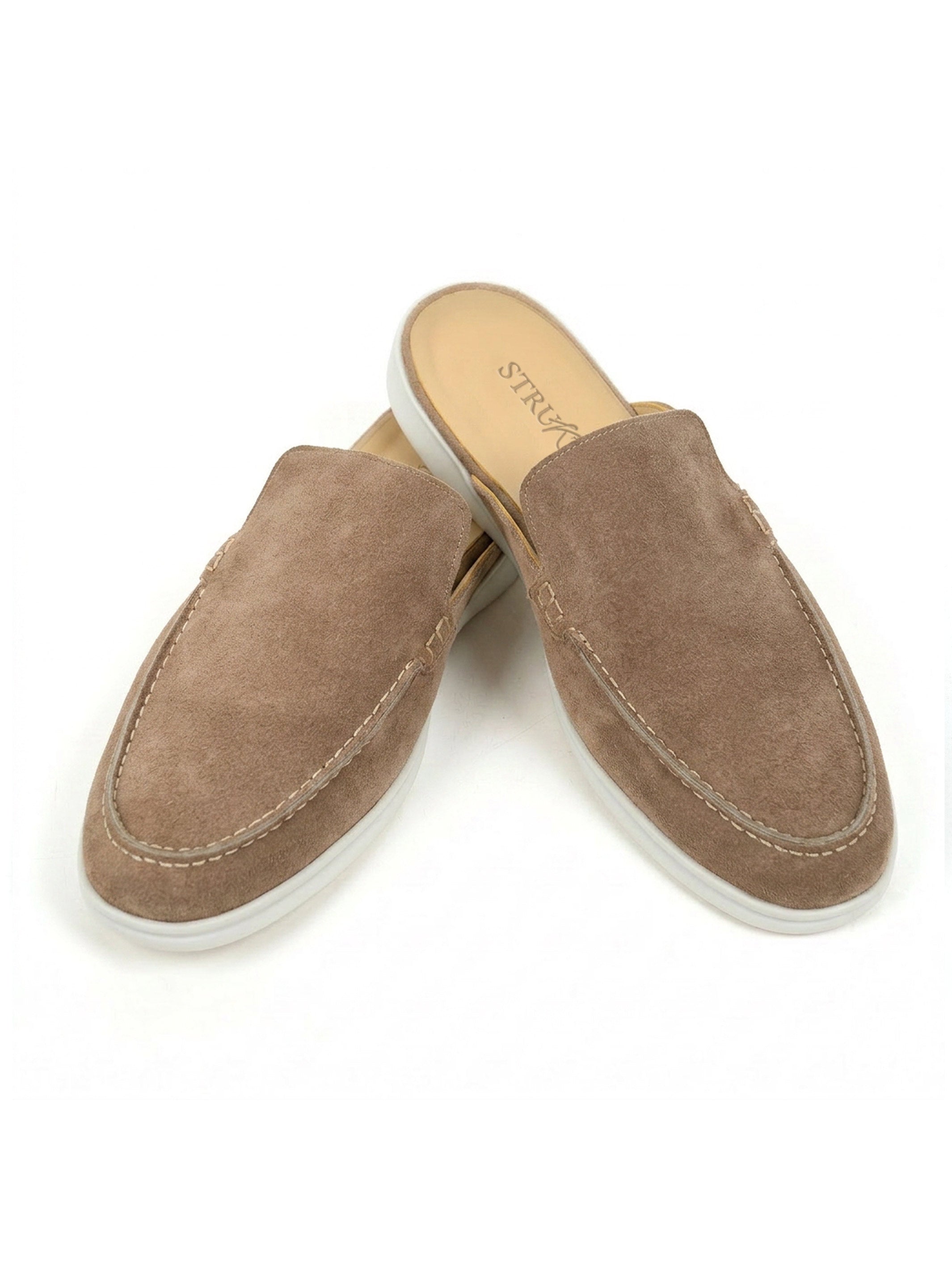 Suede Slip-On Mules