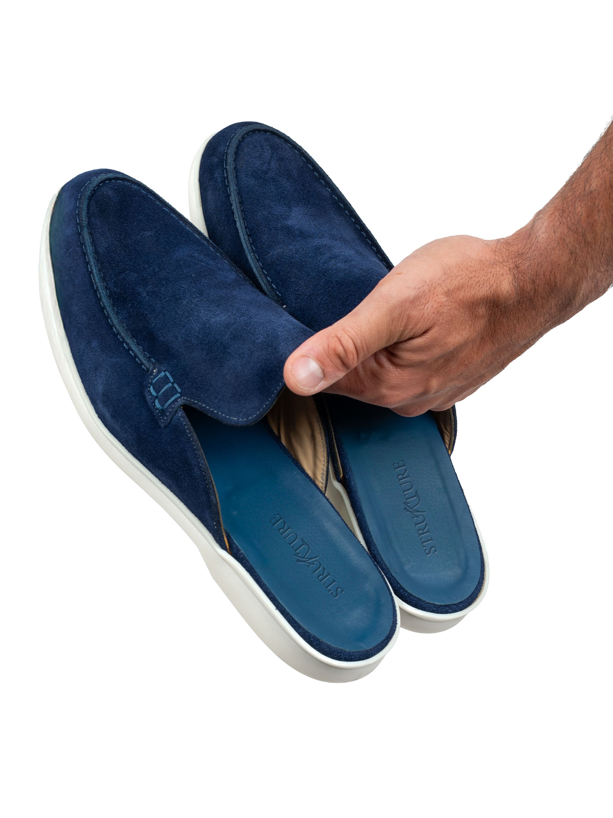 Suede Slip-On Mules