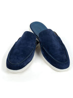 Suede Slip-On Mules