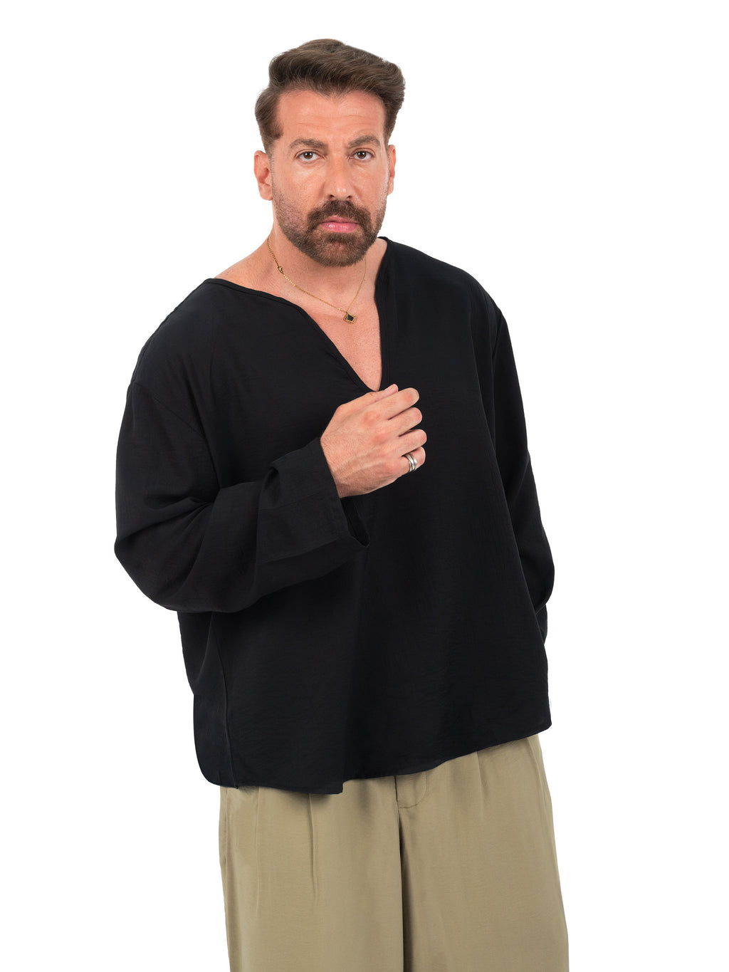 Vacay Crinkle Loose Fit Shirt