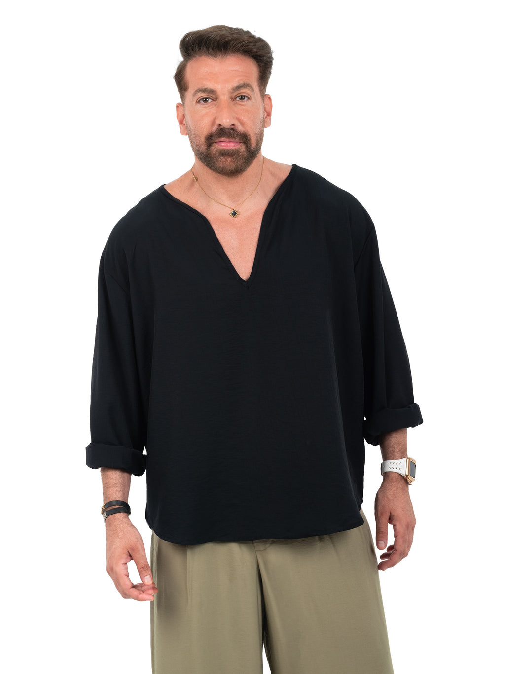 Vacay Crinkle Loose Fit Shirt