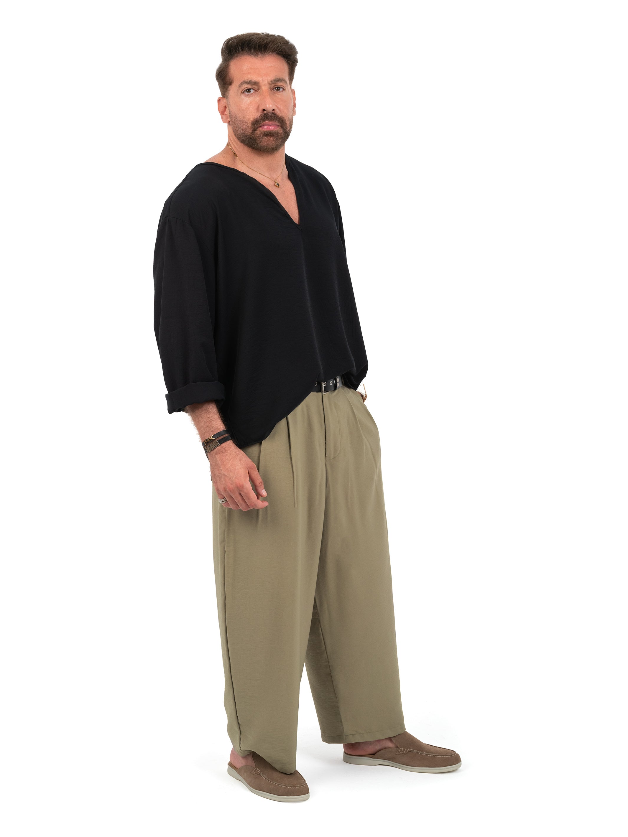 Vacay Crinkle Loose Fit Shirt