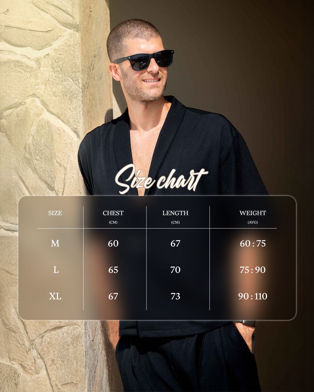 Col Shal Party Shirt Size Chart