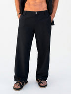 Black Lose Fit Pants