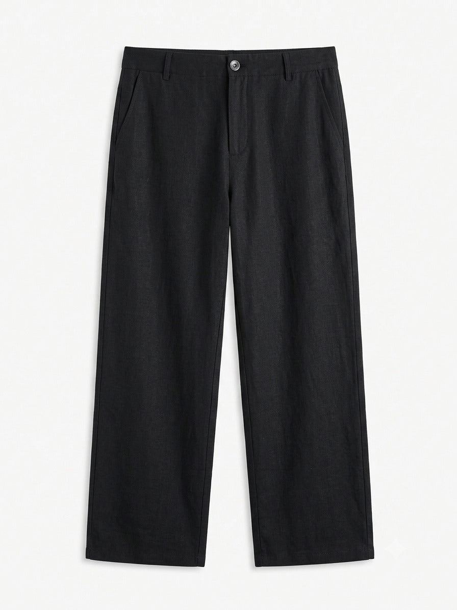 Black Lose Fit Pants